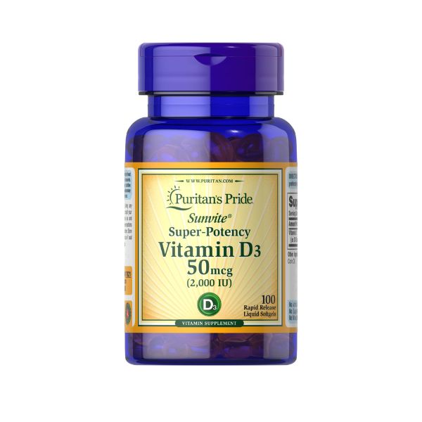 Puritan’s Pride Vitamin D3 普瑞登 維生素D3