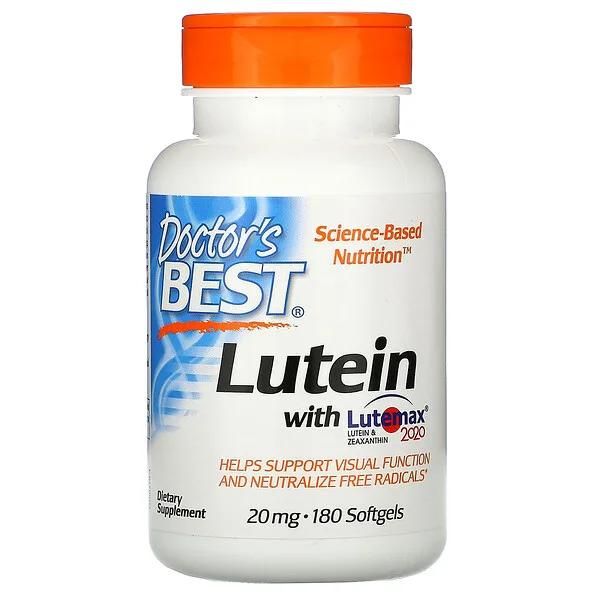 iHerb Doctor’s Best, Lutein with Lutemax 2020 游離型葉黃素