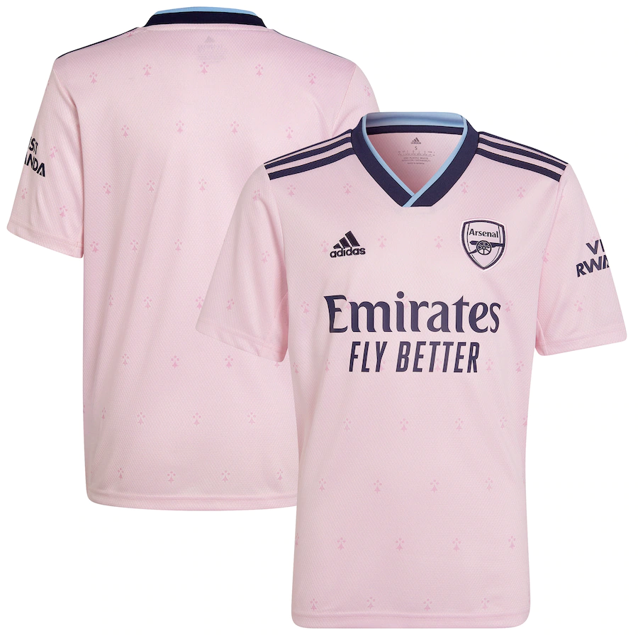 Fanatics Arsenal adidas Youth 2022/23 Third Blank Replica Jersey