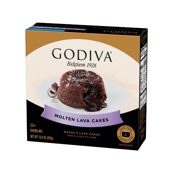 Godiva Molten Lava Cakes Baking Mix – 10.4oz 熔岩蛋糕
