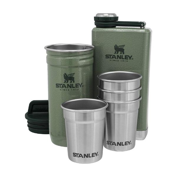 Stanley Stainless Steel Shot Glass And Flask Gift Set 酒壺組