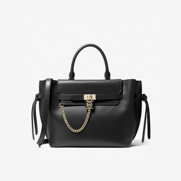 MICHAEL KORS Hamilton Legacy Large Leather Belted Satchel 手提包