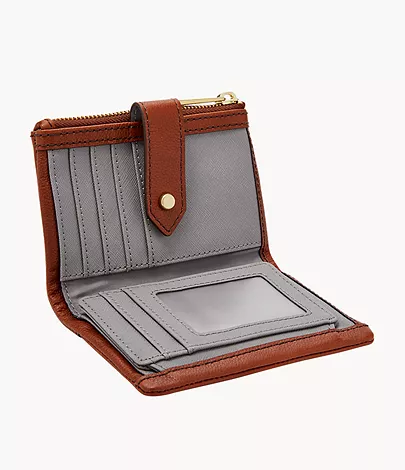 Fossil Lainie Multifunction 含零錢匣扣帶短夾