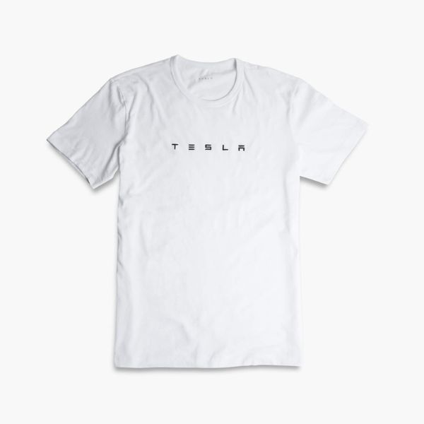 Tesla Men’s 3D Large Wordmark Tee