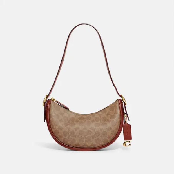 Coach Luna Shoulder Bag In Signature Canvas