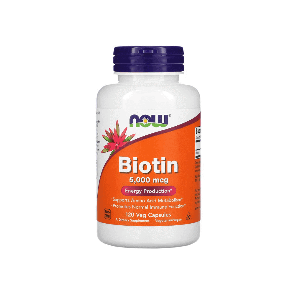 NOW Foods Biotin 健而婷 生物素 – 5,000 mcg, 120 顆/瓶