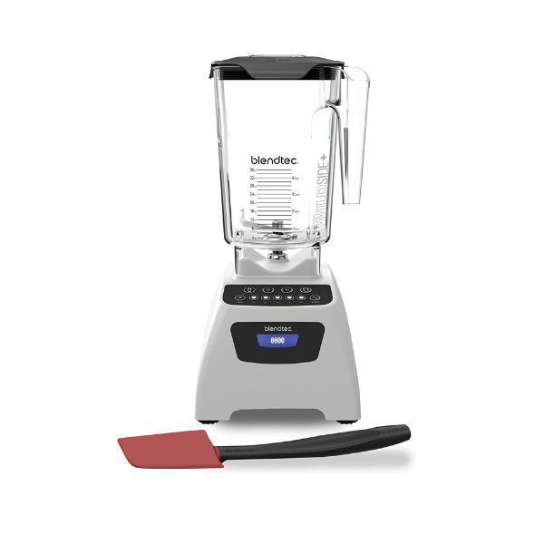 Blendtec Classic 575 Blender wtih WildSide+ Jar (96 oz) and Spoonula Spatula Bundle 食物調理機附矽膠刮勺