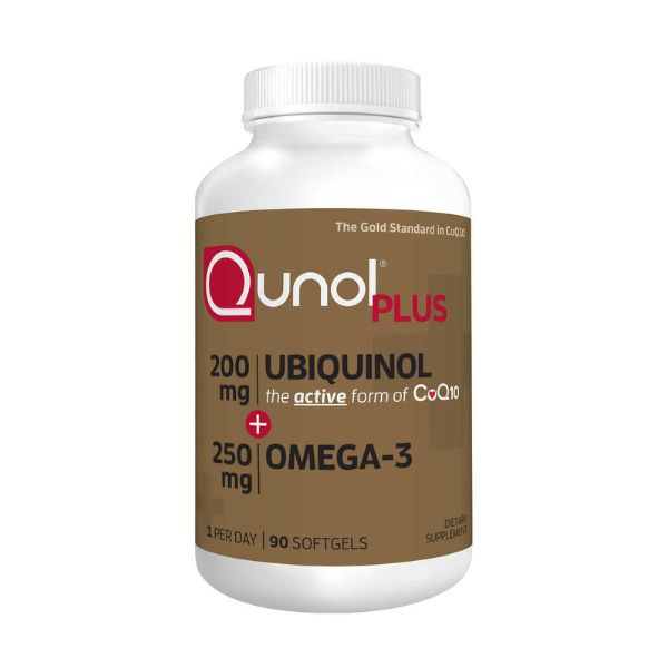 Qunol Plus CoQ10 Ubiquinol 200 mg with Omega-3