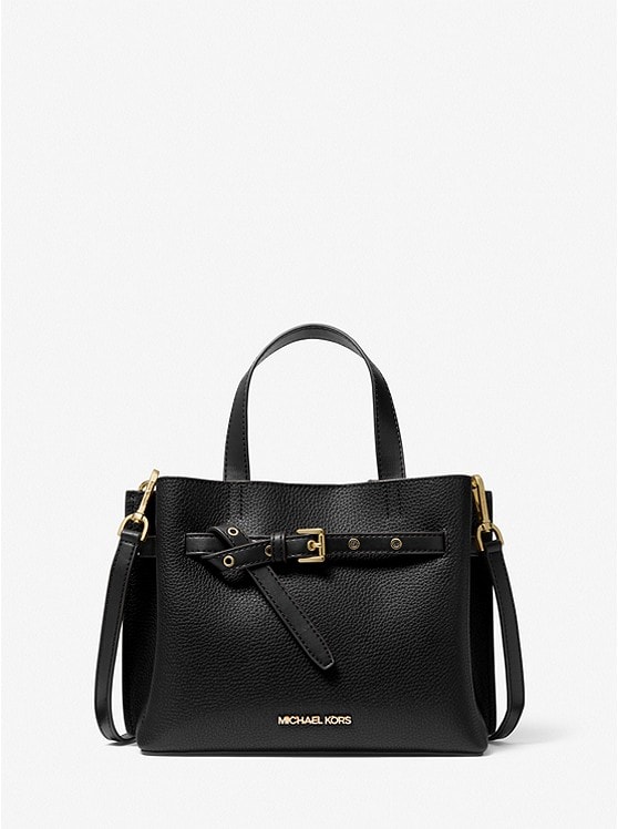 MICHAEL KORS Emilia Small Pebbled Leather Satchel 手提包