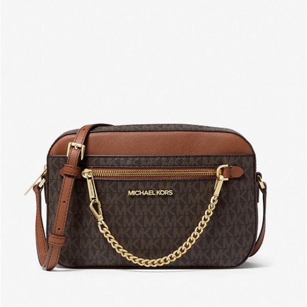 MICHAEL KORS Jet Set Large Logo Crossbody Bag