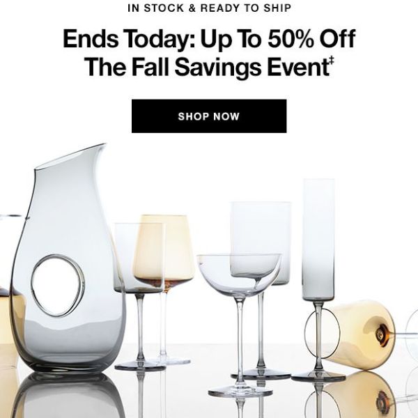 Crate & Barrel 限時低至4折