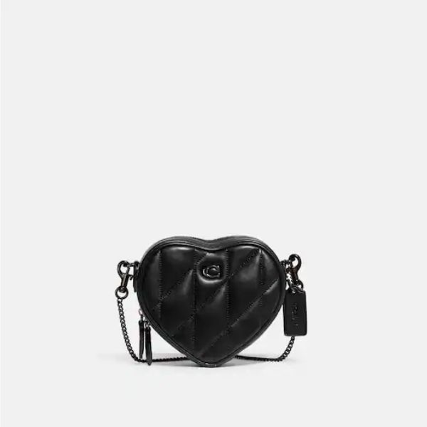 Coach Heart Crossbody 14 With Pillow Quilting