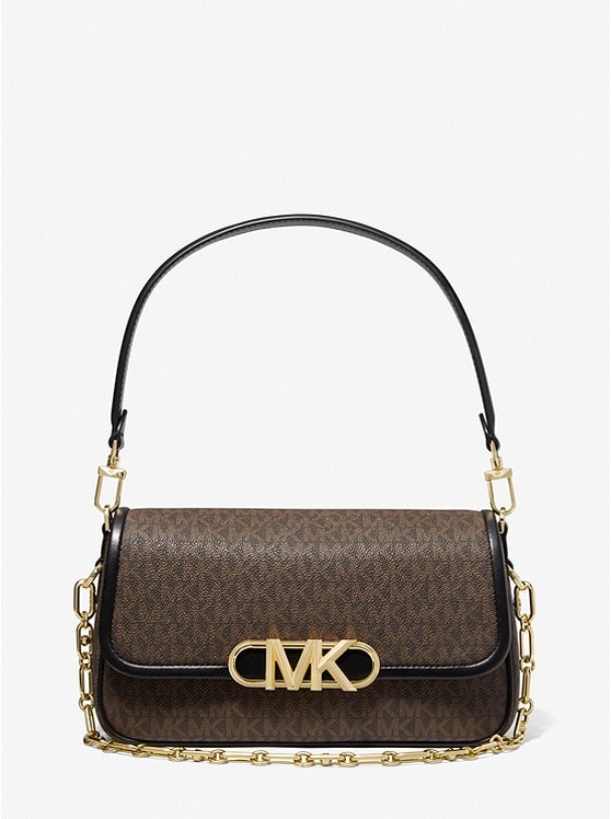 Michael Kors Parker Medium Logo Shoulder Bag