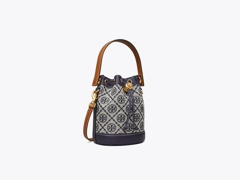 Tory Burch Mini T Monogram Bucket Bag tb水桶包
