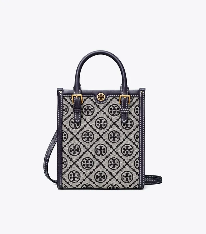 Tory Burch T MONOGRAM JACQUARD MINI BUCKET BAG tb水桶包