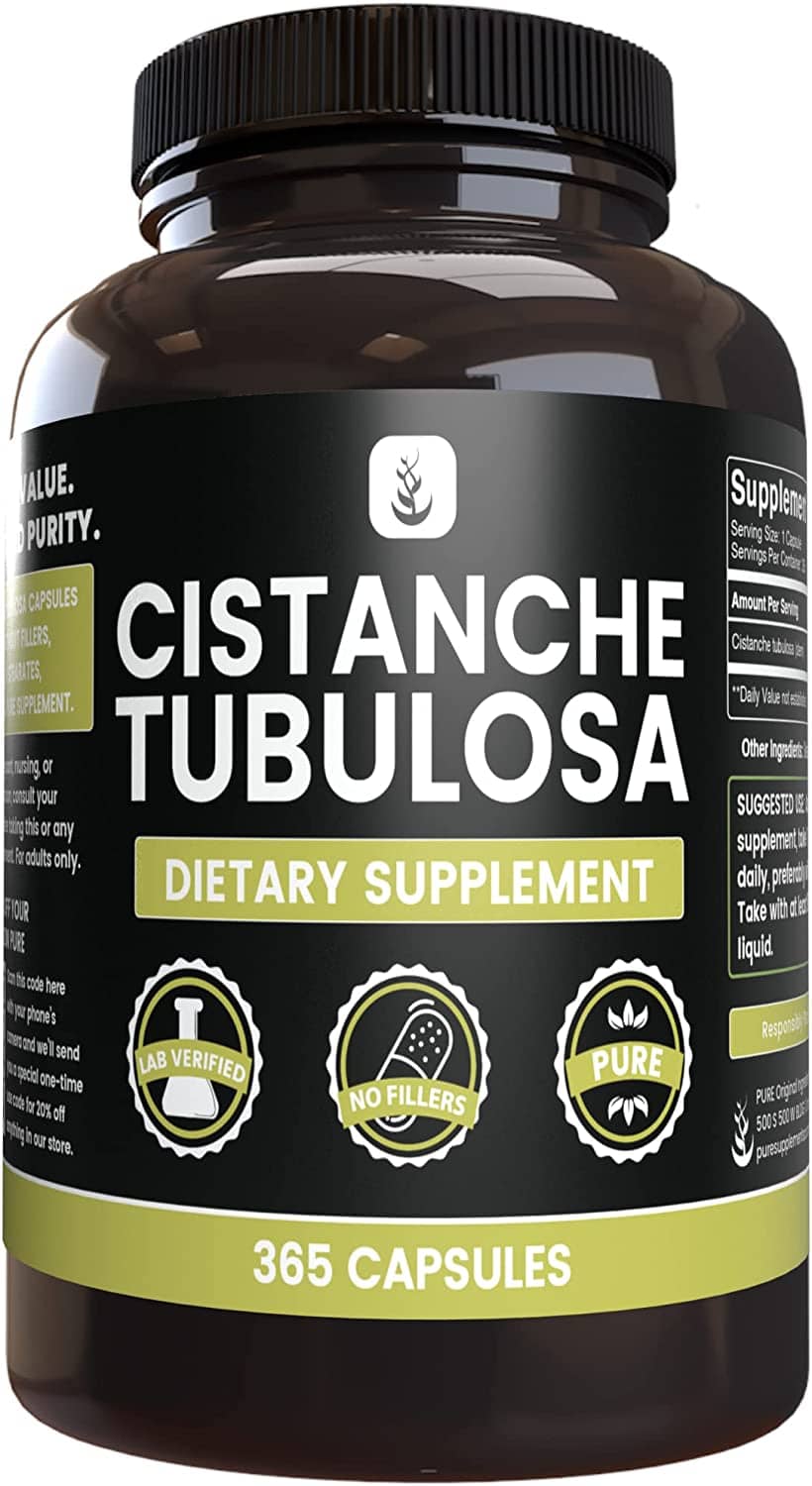 Pure Original Ingredients Cistanche Tubulosa (365 Capsules)