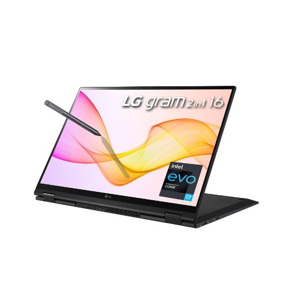 LG Gram 16T90P – 16″ WQXGA (2560×1600) 2-in-1 Lightweight Touch Display Laptop