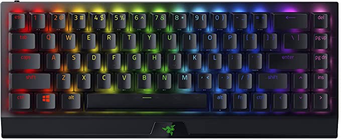 Razer BlackWidow V3 Mini HyperSpeed 65% Wireless Mechanical Gaming Keyboard 黑寡婦65鍵盤 黃軸