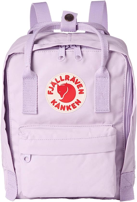 Fjallraven Women’s Kanken Mini Backpack, Pastel Lavender, Purple