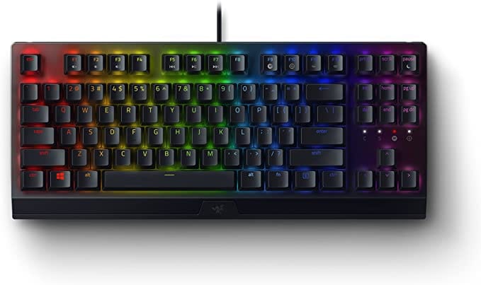 Razer BlackWidow V3 Tenkeyless TKL Mechanical Gaming Keyboard 黑寡婦短軸鍵盤 黃軸