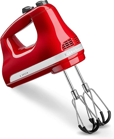 KitchenAid 6 Speed Hand Mixer with Flex Edge Beaters