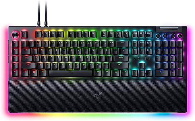 Razer BlackWidow V4 Pro Wired Mechanical Gaming Keyboard 黑寡婦機械式鍵盤 綠軸