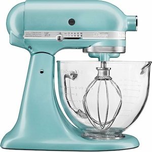 KitchenAid KSM155GBAZ 5-Qt. Artisan Design Series with Glass Bowl 桌上型攪拌機