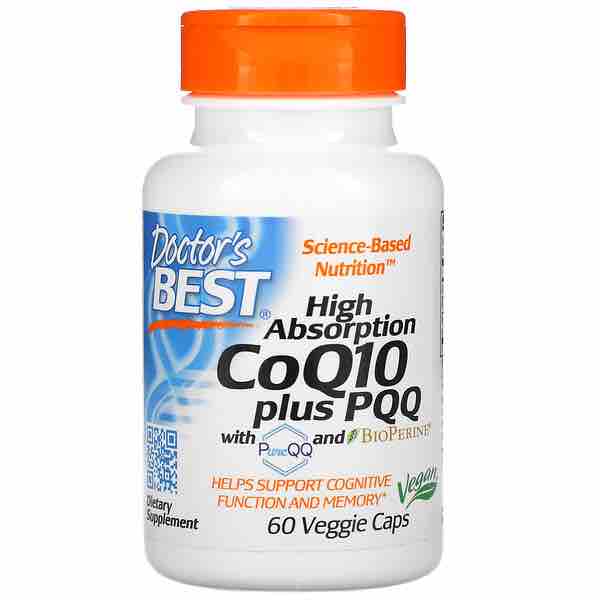Doctor’s Best High Absorption CoQ10 Plus PQQ