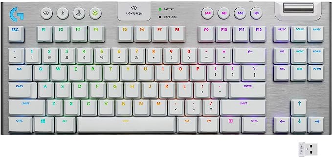 Logitech G915 TKL Tenkeyless Lightspeed Wireless RGB Mechanical Gaming Keyboard 機械式電競鍵盤
