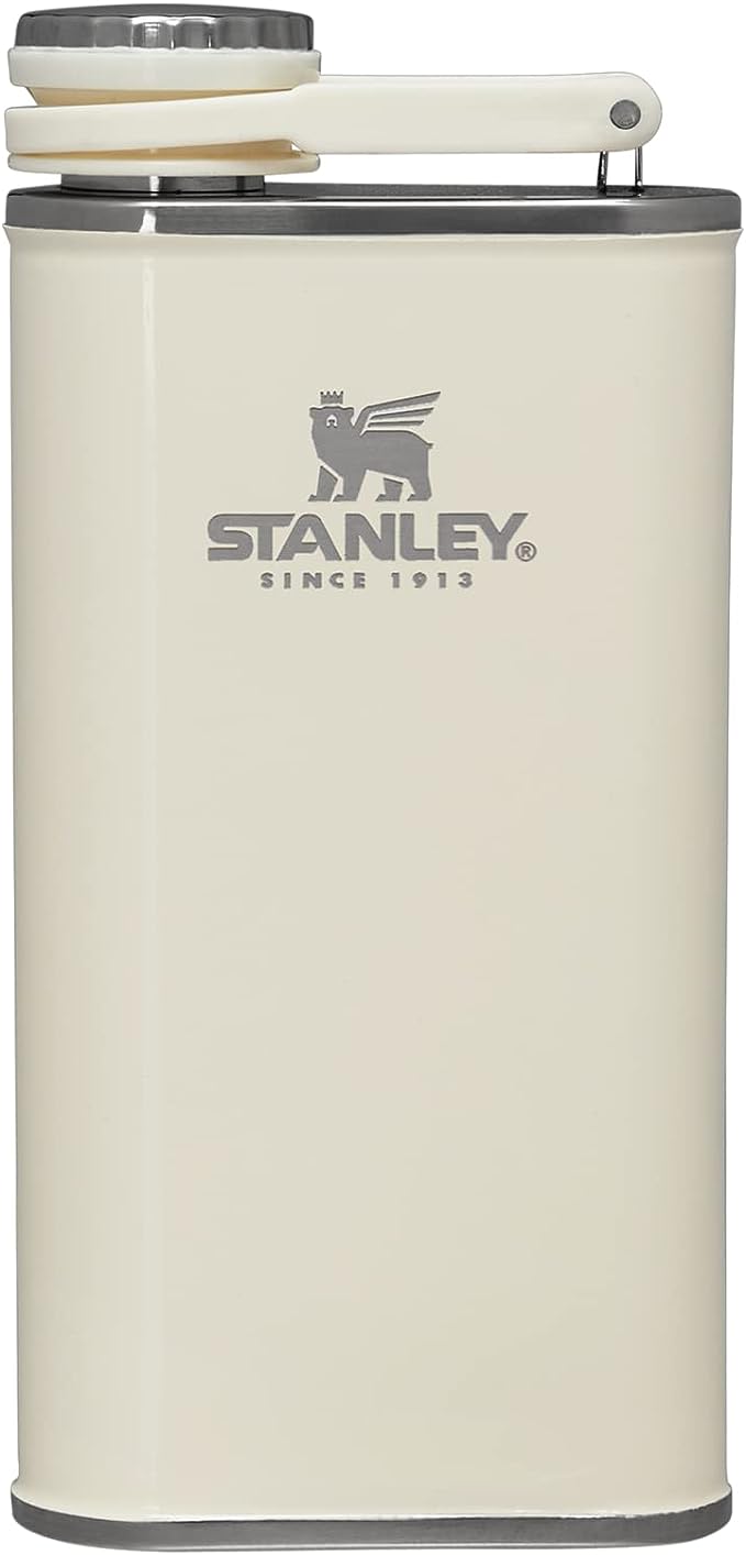 Stanley Classic Easy Fill Wide Mouth Flask 8oz Cream Gloss