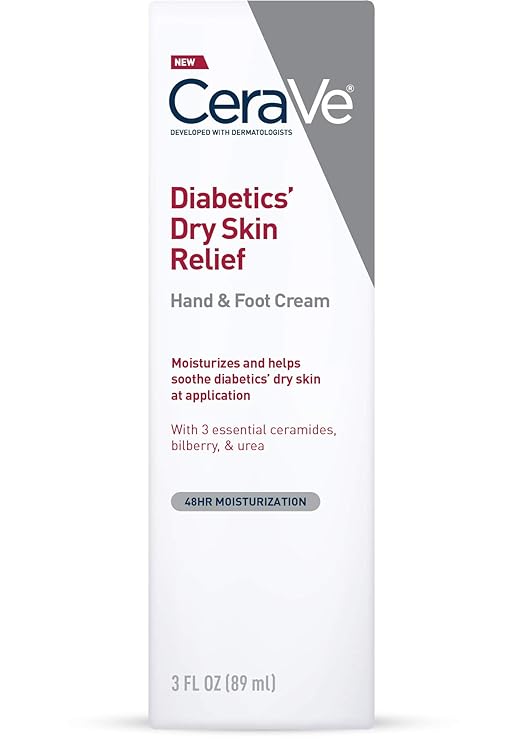 CeraVe Hand Cream & Foot Cream for Diabetics’ Dry Skin