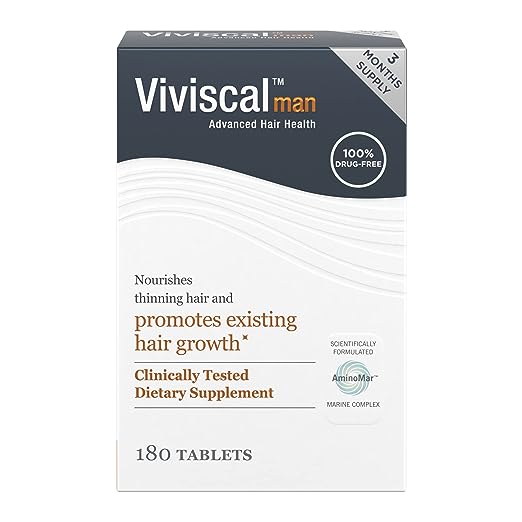 Viviscal Men’s Hair Growth Supplements for Thicker