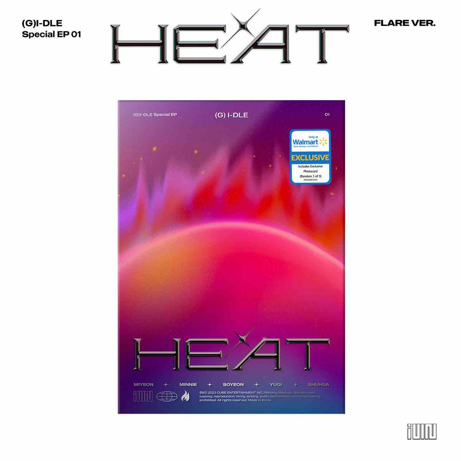 (G)I-DLE – HEAT (FLARE VER.) (Walmart Exclusive) – K-Pop CD 5商品