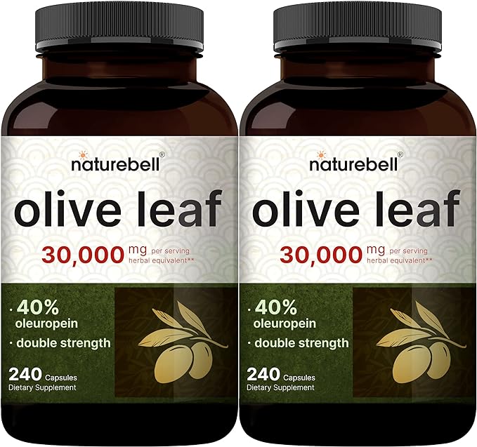 NatureBell Olive Leaf Extract 30000mg, 240 Capsules