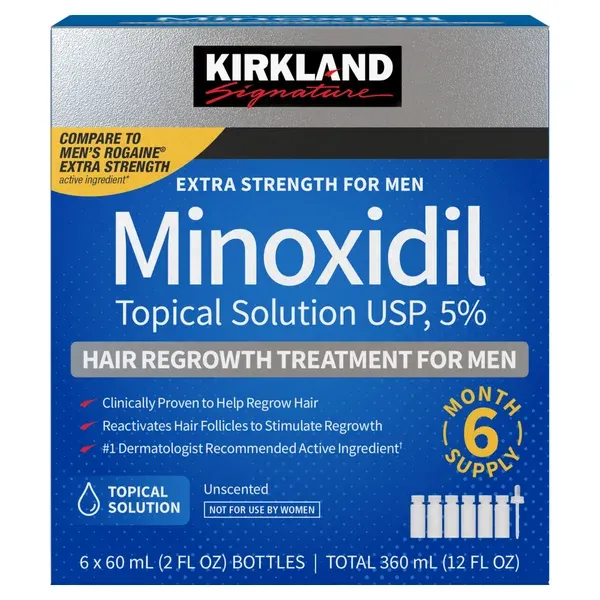 Kirkland Signature Hair Regrowth Treatment Extra Strength for Men