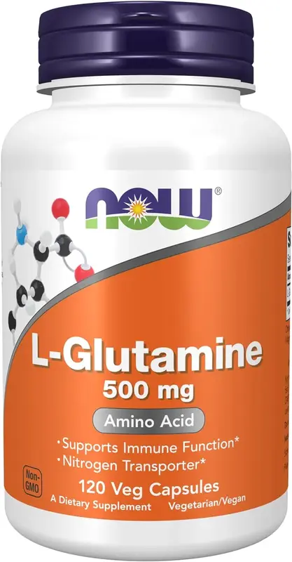 NOW Supplements L-Glutamine 500 mg