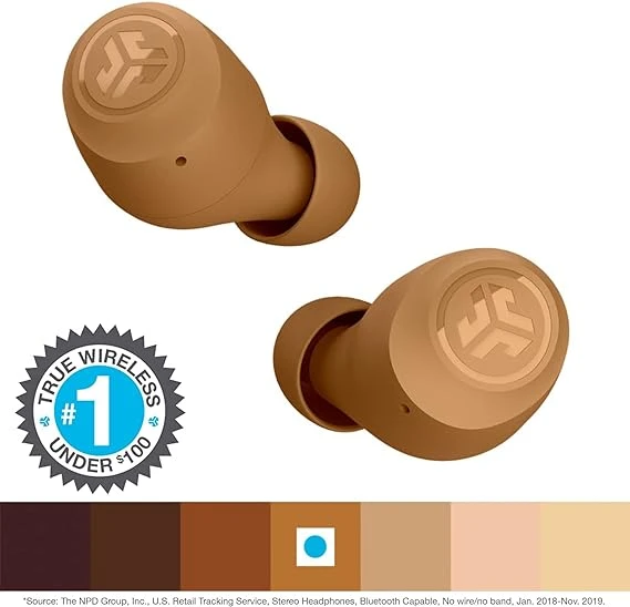 JLab Go Air Tones True Wireless Earbuds Designed with Auto On and Connect 真無線藍牙耳機