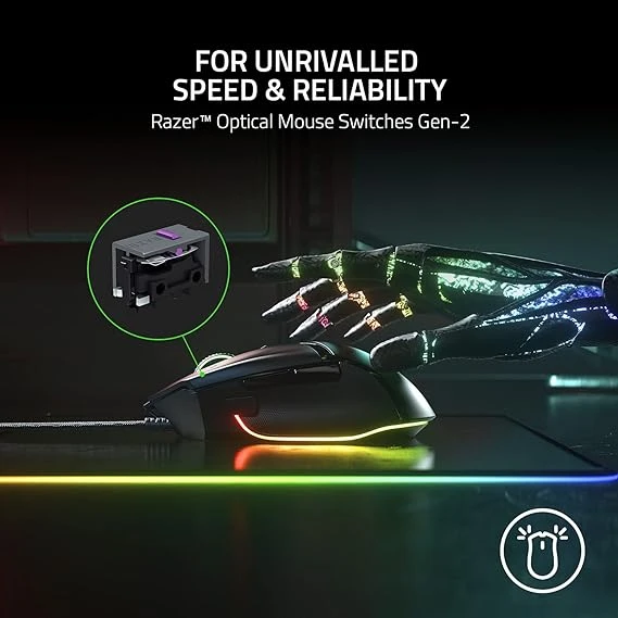 Razer Basilisk V3 Customizable Ergonomic Gaming Mouse 巴塞利斯蛇 V3 Pro 無線電競滑鼠