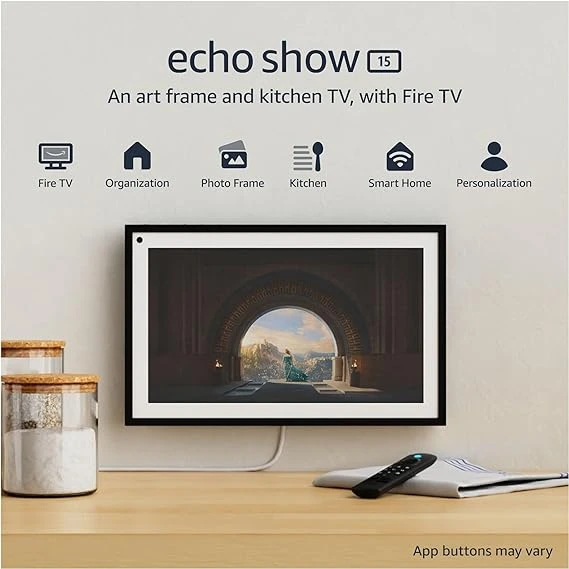 Echo Show 15 智慧屏幕含遙控器
