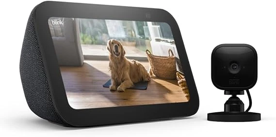 All-new Echo Show 5 (3rd Gen) with Blink Mini 語音助理管家智慧音箱喇叭