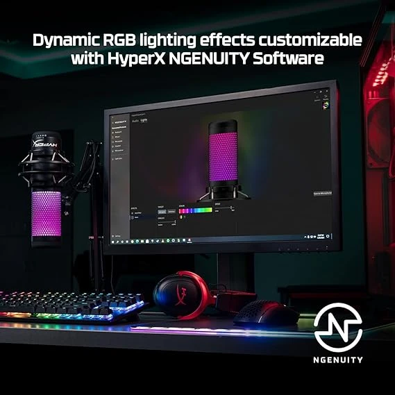 HyperX QuadCast S RGB USB Condenser Microphone 電容式麥克風