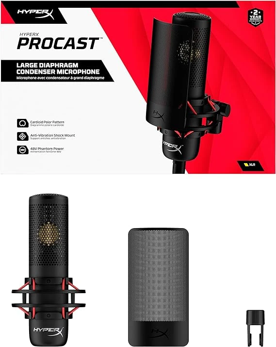 HyperX ProCast Microphone 大振膜電容麥克風
