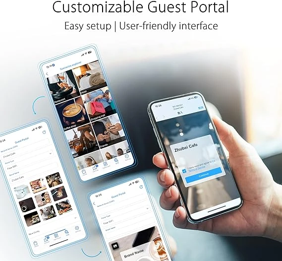 ASUS ExpertWiFi EBM68 AX7800 Tri-Band Business WiFi 6 System (2 Pack) Guest Portal & SDN 無線路由器