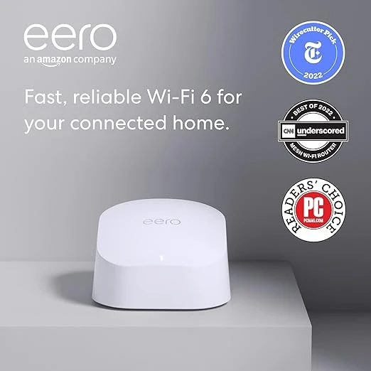 Amazon eero high-speed wifi 6 router and booster