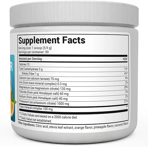 Dr. Berg Zero Sugar Hydration Keto Electrolyte Powder