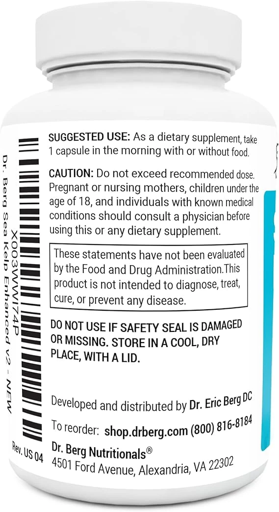 Dr. Berg Sea Kelp Enhanced