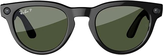 Ray-Ban Meta Headliner, Shiny Black/Polarized G15 Green, Regular