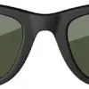 Ray-Ban Meta Wayfarer, Matte Black/Clear to G15 Green Transitions, Regular