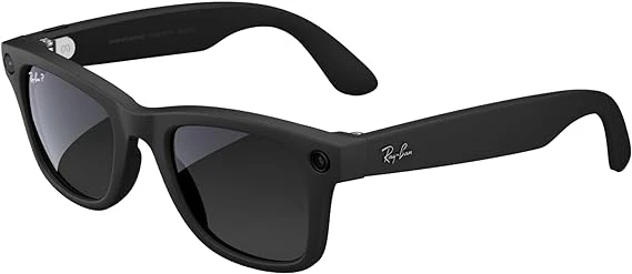 Ray-Ban Meta Wayfarer, Matte Black/Polarized Gradient Graphite, Regular