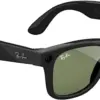 Ray-Ban Meta Wayfarer, Shny Black/Green, Large